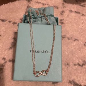 Tiffany & Co Double Chain Infinity Necklace